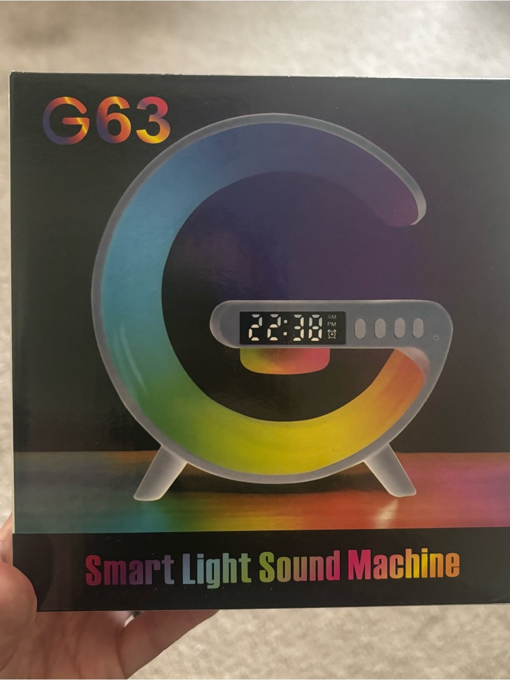 Smart Light Sound Machine - Rainbow Color